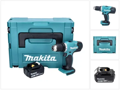 Image de Makita DDF 453 G1J Perceuse-visseuse sans fil 18 V 42 Nm + 1x batterie 6,0 Ah + Makpac - sans chargeur