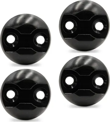 Produktbild von Airline Zurrpunkt für Fittinge - Aluminium schwarz, 4 Stück, zur Ladungssicherung
