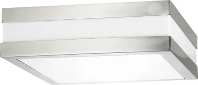 Zdjęcie produktu dla Plafon zewnętrzny kwadratowy 2xE27 Stuttgart chrom satyna 8227 Rabalux