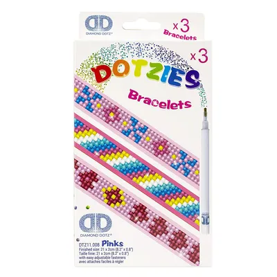 Produktbild von DIAMOND DOTZ® DTZ11.008 Pinks 3 Stück