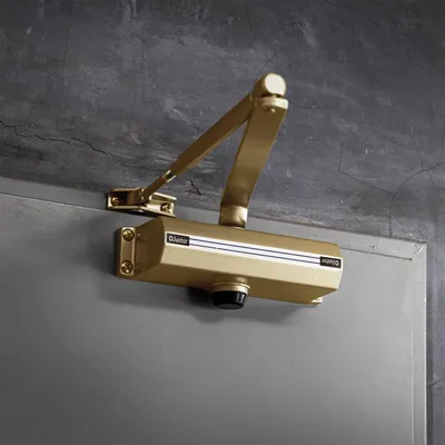 Image de Ferme-porte haute performance premium, force réglable 4 à 5, aluminium or