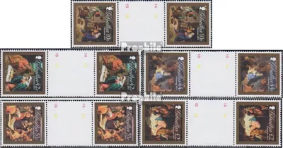 Produktbild von Briefmarken Gibraltar 2011 Mi 1452ZS-1456ZS Zwischenstegpaare (kompl.Ausg.) postfrisch Weihnachten