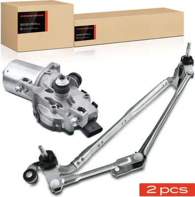 Produktbild von Frankberg 1x Wischermotor Scheibenwischermotor+1x Wischergestänge Vorne für BMW X5 F15 F85 2013-2018