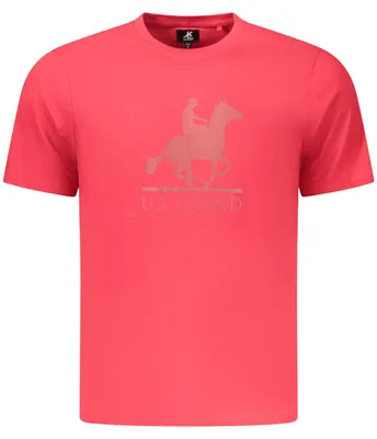 Zdjęcie produktu dla US GRAND Herren-T-Shirt mit kurzen Ärmeln, rot