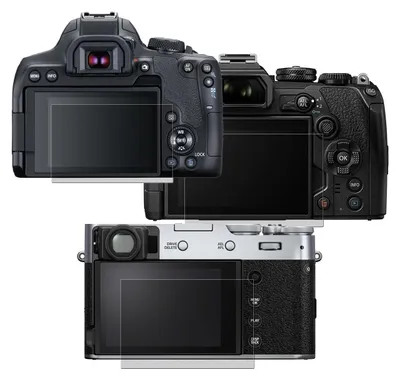 Produktbild von 3x Schutzfolie für Kodak Pixpro FZ55 - kristallklar, antibakteriell, Premium Displayschutz