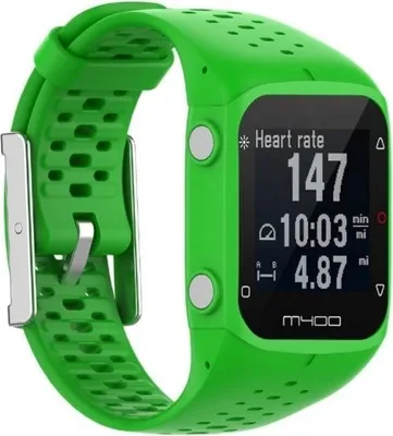 Produktbild von Strap-it Polar M400 / M430 Silikonarmband (Grün)