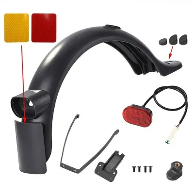Produktbild von Xiaomi 1S Pro 2 Kotflügel Licht Buskit Metall Verstärkter mit Schrauben Rear Fender Tailight