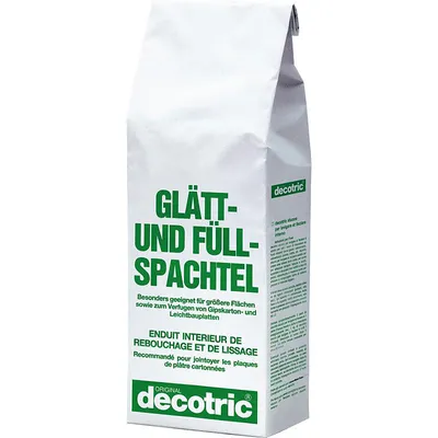 Produktbild von decotric Innen Glätt- und Füllspachtel 3201001 Glätt-&füllspacht.5kg