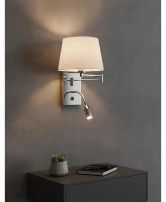 Productafbeelding van Wandlamp Cingo chroom met wit, AI-gegenereerde afbeelding