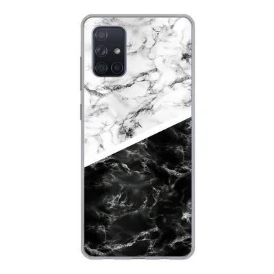 Produktbild von MuchoWow® Handyhülle Schutzhülle Hülle für Samsung Galaxy A51 Marmor - Chic - Collage Silikon Softcase Handy Hülle - Schutzabdeckung