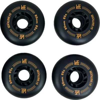 Produktbild von Krf Maxline+g Schlittschuhrollen 4 Einheiten Golden 80 mm / 85A Golden 80 mm / 85A