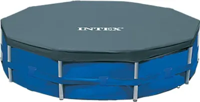 Produktbild von INTEX 28030 Plandeka na basen stelażowy Ø 305 cm, wysięg 25 cm Plandeka na basen Plandeka na basen