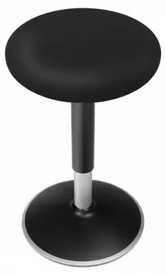 Obrázok produktu pre Ergonomická otočná stolička, s nastaviteľnou výškou, jednoduchá montáž | Čierna