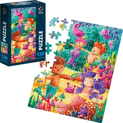 Produktbild von Lernpuzzle Unterwasserparty Puzzle für Kinder 120 Teile