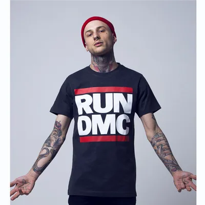 Image de Mister Tee T-Shirt Run DMC Logo Tee Black-S