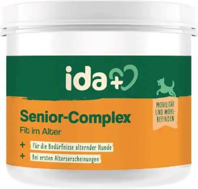 Produktbild von KERBL IdaPlus® Senior-Complex 350 g – fÃ1/4r ältere Hunde (Ergänzungsfuttermittel)