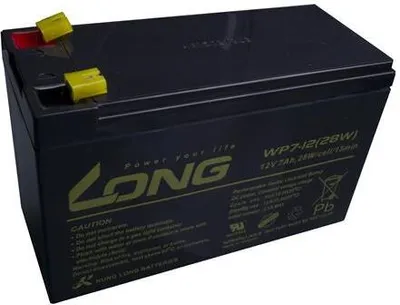Obrázok produktu pre Long 12V 7Ah olověný akumulátor F1