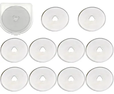 Ersatzmesser-Set 45 mm, 11-teilig, Edelstahl, für Rollschneider