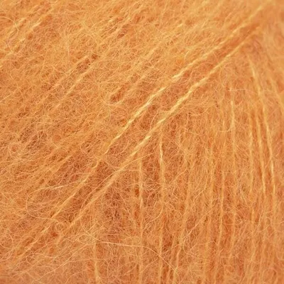 Zdjęcie produktu dla Drops Brushed Alpaca Silk Uni Colour 29 Tangerine Przędza dziewiarska