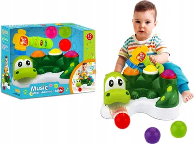Obrázek produktu pro Posuvné kladivo s kuličkou dinosaura 326