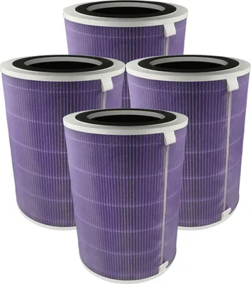 Produktbild von vhbw 4x Luftilter Ersatz für Proscenic A9Mor für Luftreiniger - Kombifilter Vorfilter + HEPA(H13) + Aktivkohle + Silberionenfilter
