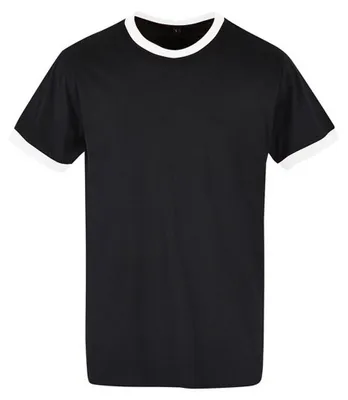 Image de Build Your Brand - T-shirt pour homme RW8967 (4XL) (Noir/Blanc)