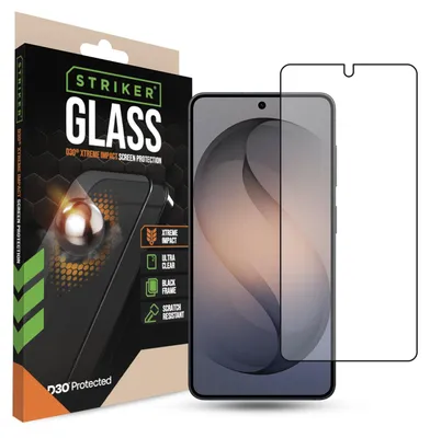 Imagen del producto de Protector de pantalla de vidrio Striker D3O Xtreme Impact, con marco , para Samsung Galaxy S26 5G