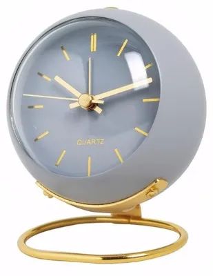 Productafbeelding van Solidchoice - Retro Quartz Alarmklok met Nachtlampje