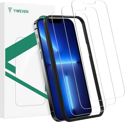 Immagine prodotto di 3X Vetro Temperato 3D 9H Per Iphone 13 Pro Max 6.7' Yiweven Trasparente