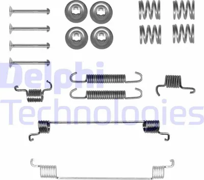 Produktbild von DELPHI Zubehörsatz Bremsbacken LY1437 Hinten für FIAT PANDA (169)