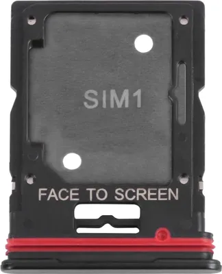 Zdjęcie produktu dla Clappio, uchwyt na kartę SIM do Xiaomi Redmi Note 11 Pro Dual Nano Sim, szary