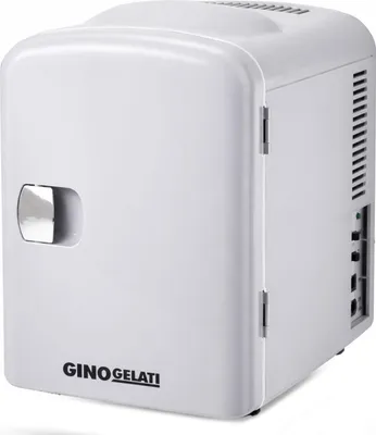 Produktbild von Gino Gelati Mini Kühlschrank Warmhaltebox 4L 12V 220V Silber