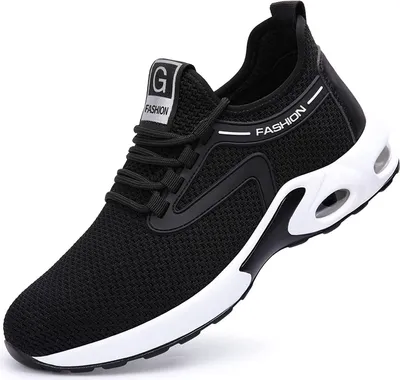 Produktbild von Herren- und Damen-Sicherheitsschuhe rutschfeste athletische Stahlkappenschuhe atmungsaktive industrielle Sicherheitsschuhe, Arbeitsschuhe（41）