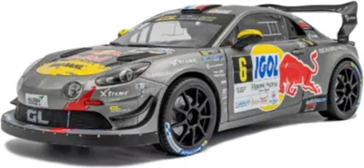 Produktbild von Solido 421186503 Alpine A110 RGT+ #6 Rallye Mont Blanc 2024 grau Loeb Godey 1:18