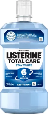 Produktbild von Listerine Stay White Arctic Mint Mouthwash For White Teeth 500 ml