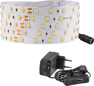 Immagine prodotto di Set nastro LED 24 V, 2 m, IP20, 4000 K, alimentatore | interruttore ON/OFF 319135 Polux