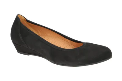 Produktbild von Gabor KRETA Ballerinas - Damen Halbschuhe - Slipper schwarz Freizeit NEU