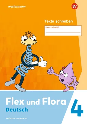 Produktbild von Flex und Flora 4. Heft Texte schreiben (Druckschrift) Verbrauchsmaterial