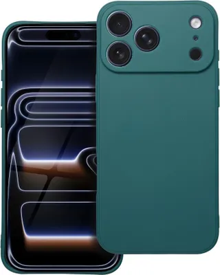 Obrázek produktu pro Pouzdro MATT na mobilní telefon vhodné pro IPHONE 17 Pro Max tmavě zelené