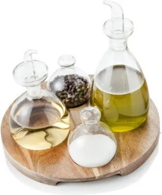 Produktbild von Famanu Essig- und Ölspender Set - Akazienholz