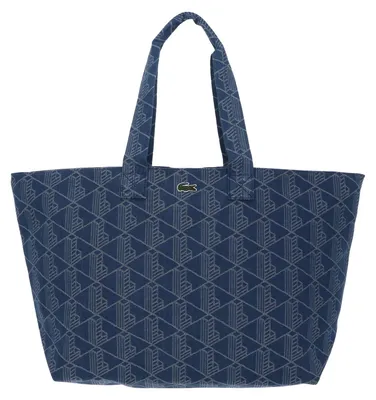 Zdjęcie produktu dla Torba na zakupy LACOSTE Mono Jacquard Denim niebieska