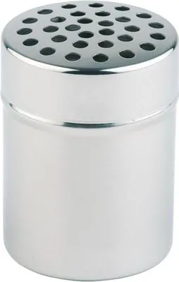 Produktbild von APS 775 Käse- und Gewürzstreuer, Ø 5,5 cm, Höhe 7,5 cm, Löcher Ø 5 mm, Behälter aus Edelstahl, Staubdeckel aus PP