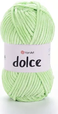 Produktbild von YarnArt Dolce Seledyn - Weicher, plüschiger Strickgarn für Babyartikel