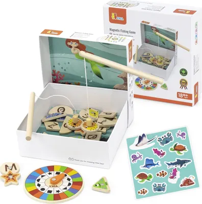 Produktbild von Viga Toys - Magnetisches Fischfängerset VIGA Spiel