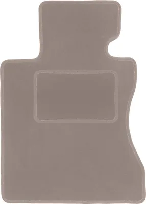 Produktbild von Fahrerfußmatte Velours beige passend für BMW 5 E60 (2003-2010, Limousine) – mit Befestigungen – passgenau