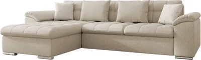 Produktbild von MIRJAN24 Ecksofa Diana, Eckcouch mit Bettkasten und Schlaffunktion, Polsterecke (Matana 17 + Evo 27 + Matana 17, Seite: Links)
