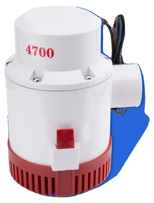 Obrázek produktu pro Odčerpávací čerpadlo, 12 V, průtok 4700 GPH, průměr výstupu 2", maximální výtlak 8 m, proud 16 A