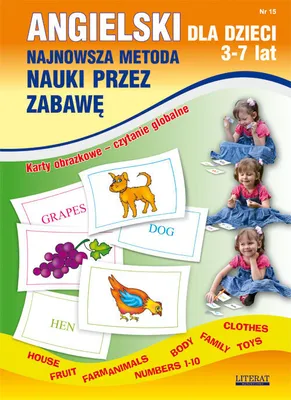 Immagine prodotto di Angielski dla dzieci 3-7 lat Zeszyt 15 Karty obrazkowe