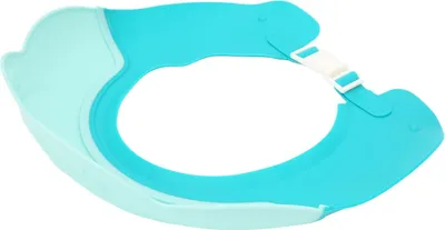 Produktbild von Haarschutz für Kinder, wasserdicht, Silikon, elastisch, breiter Krempe, für Babys, verstellbar, für die Dusche, Grün
