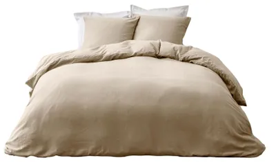 Produktbild von Bettwäsche-Set aus Baumwolle, 240 x 220 cm, beige